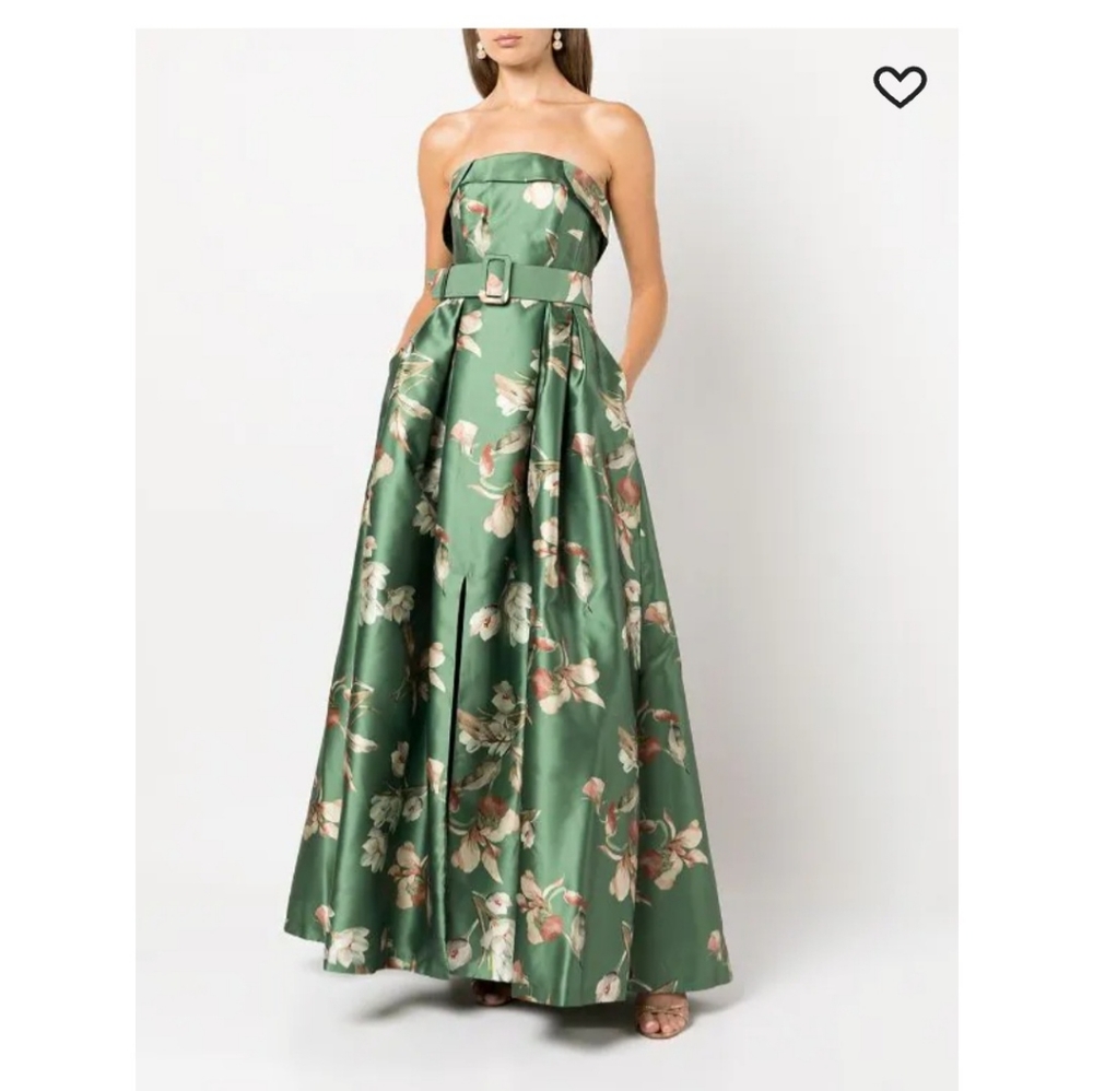 SACHIN AND BABI  Brielle Petal Print Gown
